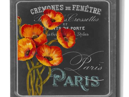 Chalkboard Paris Collection E  by Studio W, Canvas Wall Art For Discount