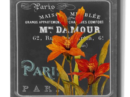 Chalkboard Paris Collection C  by Studio W, Canvas Wall Art Online Sale