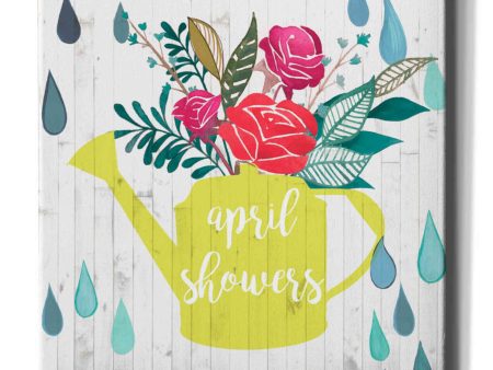 April Showers and May Flowers I  by Studio W, Canvas Wall Art Hot on Sale