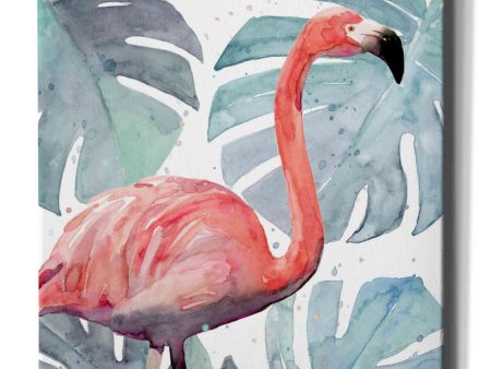 Flamingo Splash I  by Annie Warren, Canvas Wall Art Online now