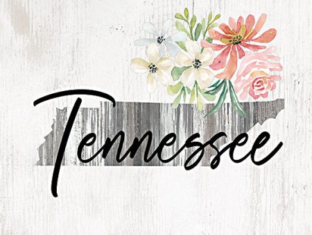 CIN2215 - Floral Tennessee State Art - 12x12 on Sale