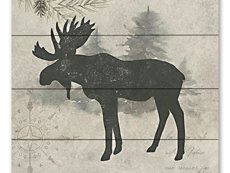 MOL2228PAL - Wildlife Series Moose - 12x12 Discount