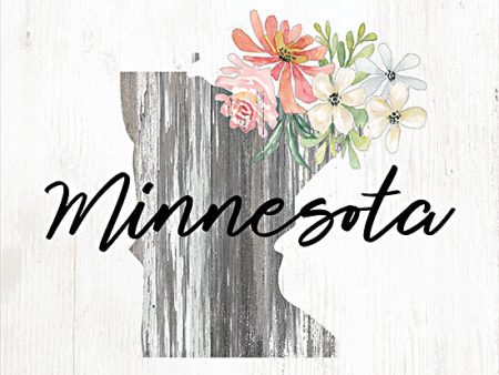 CIN2237 - Floral Minnesota State Art - 12x12 Online