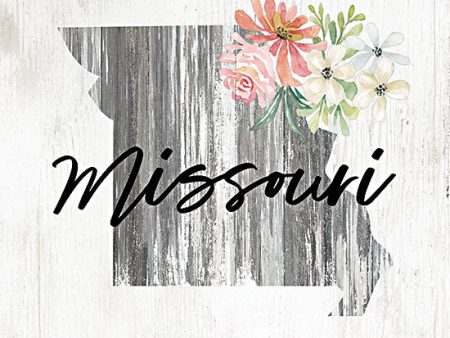 CIN2080 - Floral Missouri State Art - 12x12 Online Sale