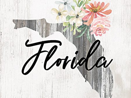 CIN2216 - Floral Florida State Art - 12x12 Fashion