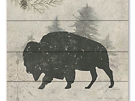 MOL2229PAL - Wildlife Series Buffalo - 12x12 on Sale