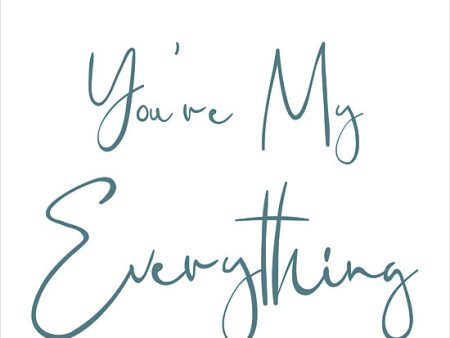 RAD1407 - You re My Everything - 12x12 Fashion