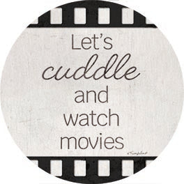 KEL403RP - Let s Cuddle and Watch Movies - 18x18 Supply