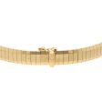 Pulsera panza de víbora en oro amarillo 14 kilates. Online Sale