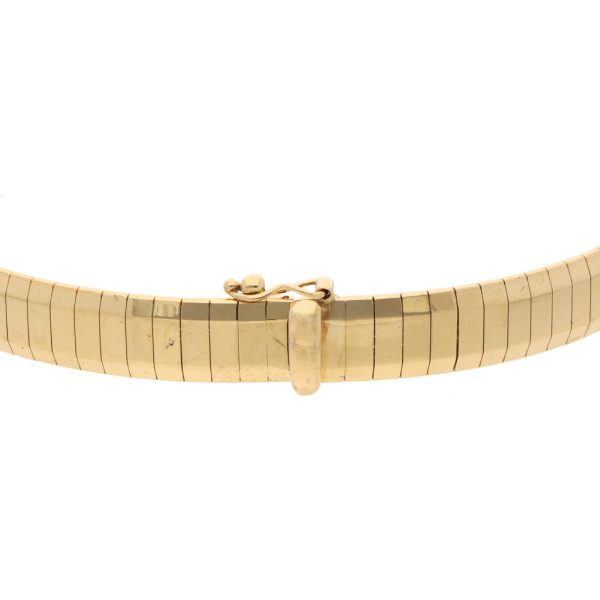 Pulsera panza de víbora en oro amarillo 14 kilates. Online Sale