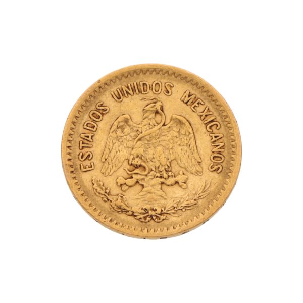 Moneda de diez pesos oro mexicano amarillo 21.6 kilates. Hot on Sale