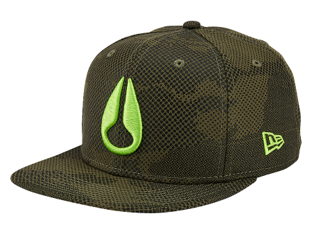 Club Level Strapback Hat - Olive Dot Camo Fashion