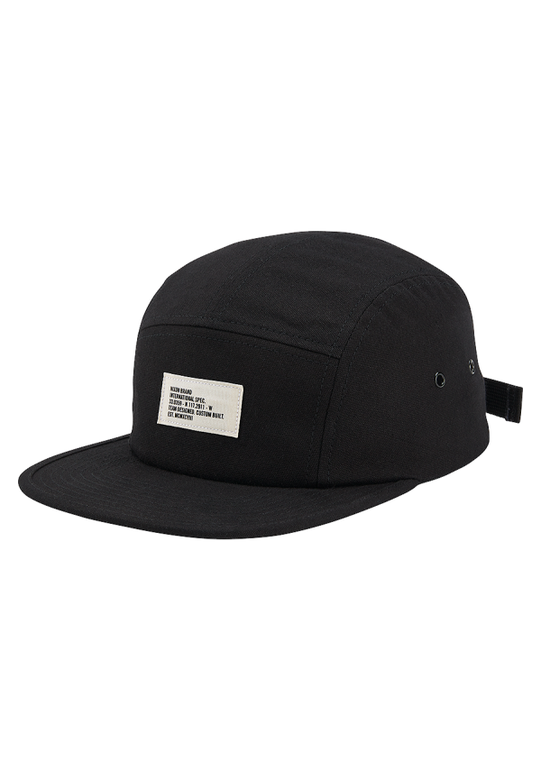 Miguel Strapback Hat - Black For Sale