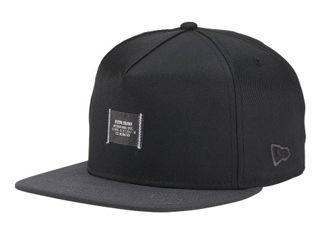 Society Snapback Hat - Black   Charcoal Supply