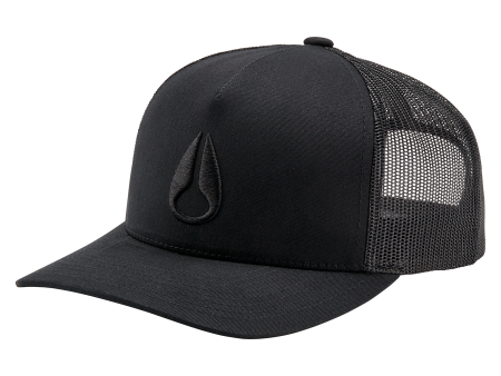 Iconed Trucker Hat - Black   Black For Sale