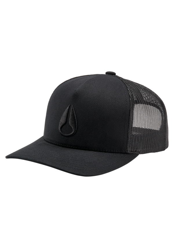 Iconed Trucker Hat - Black   Black For Sale