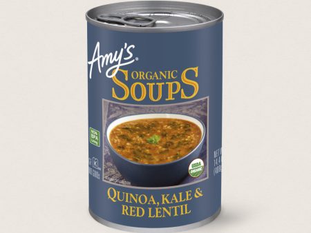 Amy s Org Quinoa Kale Red Lentil Soup 14.4oz Fashion