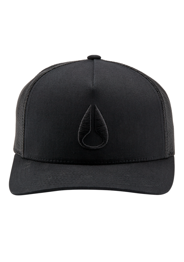 Iconed Trucker Hat - Black   Black For Sale