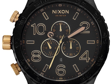 51-30 Chrono - Matte Black   Gold For Cheap