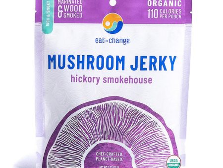 Eat The Change Org Hickory Smoked Mushroom Jerky 2oz Online now