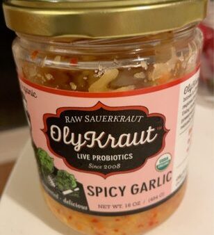 Olykraut Org Spicy Garlic Sauerkraut 16 oz Online now