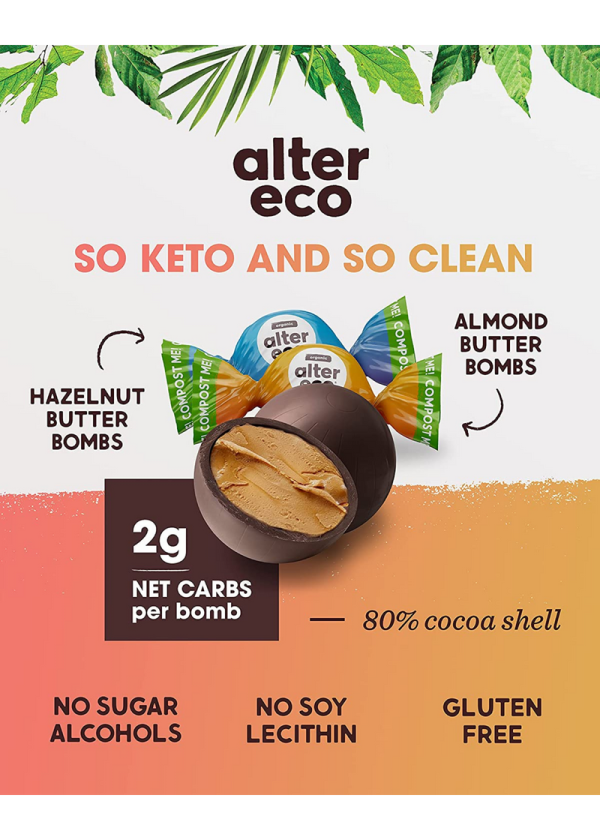 Alter Eco Org Nut Butter Bomb Assorted .42oz Online now