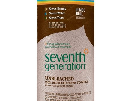 Seventh Gen Paper Towels Recycled 120 Sheet Online now