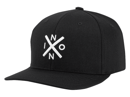 Exchange Flexfit Hat - Black   White Cheap