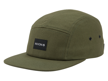 Mikey 5 Panel Hat - Olive Online Sale