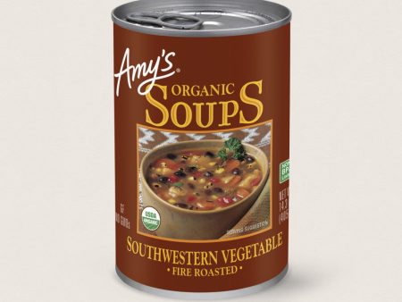 Amy s Org Fire Roasted Southwestern Vegetable Soup 14.3oz Online now