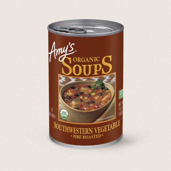 Amy s Org Fire Roasted Southwestern Vegetable Soup 14.3oz Online now