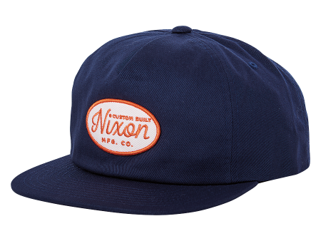 Axle Cotton Hat - Navy For Discount