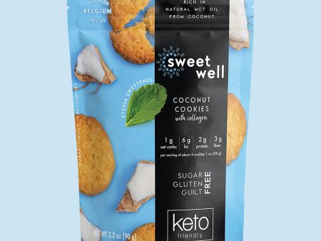 Sweet Wells Coconut Keto Cookies 3.2oz Fashion