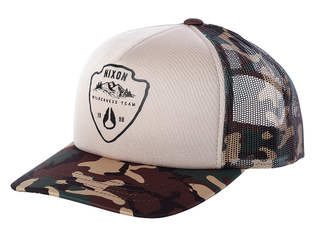 Good Times Trucker Hat - Woodland Camo Cheap