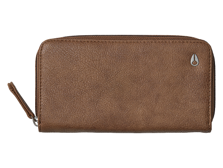 Tree Hugger Veg.Leather Large Wallet - Brown Wash Online