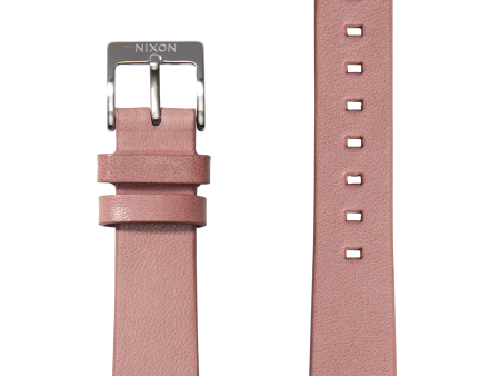 16mm Veg Tanned Leather Band - Dusty Rose on Sale