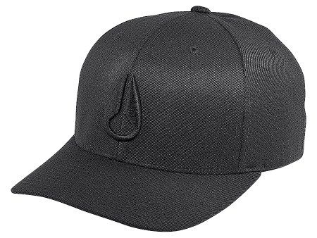 Deep Down Flexfit Athletic Fit Hat - All Black Online now