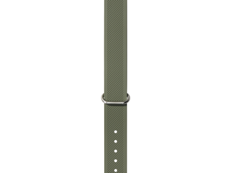 20mm FKM Rubber One Piece Band - Olive Online Sale