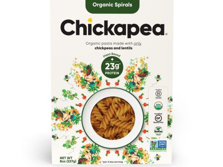 Chickapea Pasta Org Spiral Pasta 8oz Online Sale