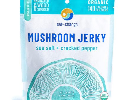 Eat the Change Sea Salt & Pepper Mushroom Jerky 2oz Supply