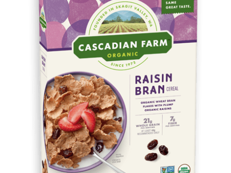 Cascadian Farm Raisin Bran Cereal Og 12 Oz Sale