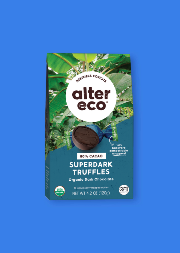 Alter Eco Org Super Dark Truffles 10pk 4.2oz For Discount