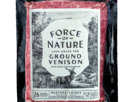 Force of Nature Ground  Venison 16 oz Online Sale