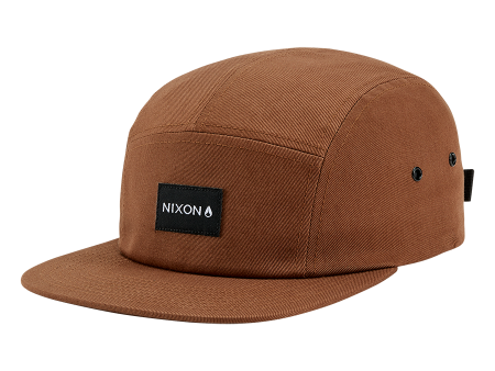 Mikey 5 Panel Hat - Brown Fashion