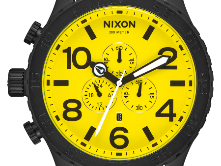 51-30 Chrono - All Black   Yellow For Cheap