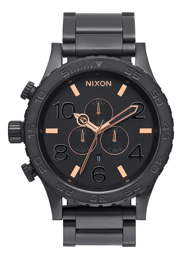 51-30 Chrono - All Black   Rose Gold Fashion