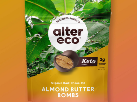 Alter Eco Org Almond Butter Bombs Truffles 10pk 3.8oz For Sale