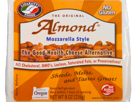 Lisanatti Almond Block Mozzarella Ogc 8 Oz For Discount