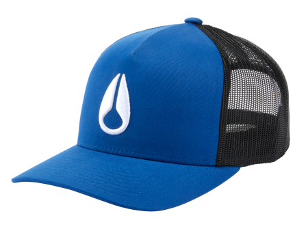 Iconed Trucker Hat - Royal   Black Cheap