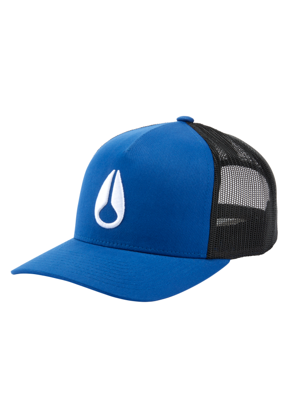 Iconed Trucker Hat - Royal   Black Cheap